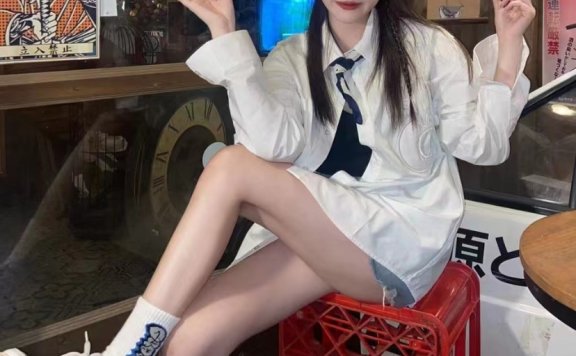 那就分享一个美女同时的照片吧